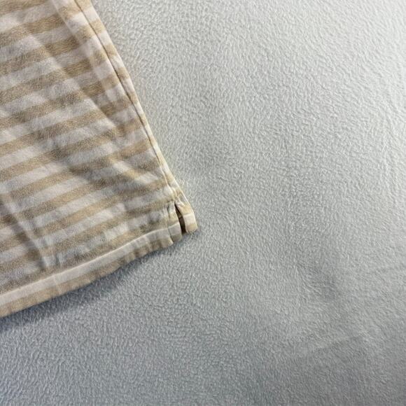 Vintage Elandale Polo Shirt Mens Large Pink White Striped Knit Mob Old Money 90s - Picture 9 of 10